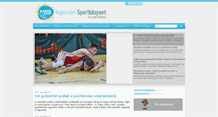 Desktop Screenshot of kapos-sport.hu